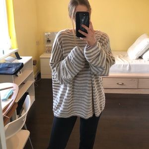 Oversized knit sweater